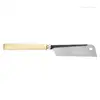 Japanese Hand Double Edged Sided SK5 Flexible Flush Cutter Handle Wooden 5