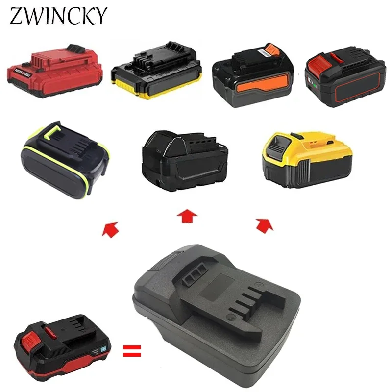 Convertitore Adattatore Batteria Agli Ioni Di Litio Per Milwaukee/Dewalt/Black & Decker/Bob/Worx/Kress 5Pin A Per Parkside 20V Lithium Power Tool