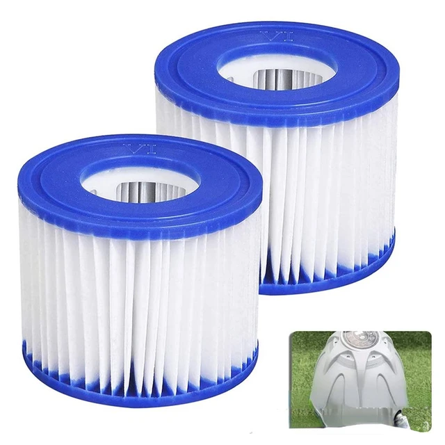 8 Darabos Medence Szűrők A Bestway Spa Szűrőszivattyú-Patron Vi Típusához, Pezsgőfürdő-Szűrők Lay-Z-Spa-Hoz, Coleman Saluspa - Image 2