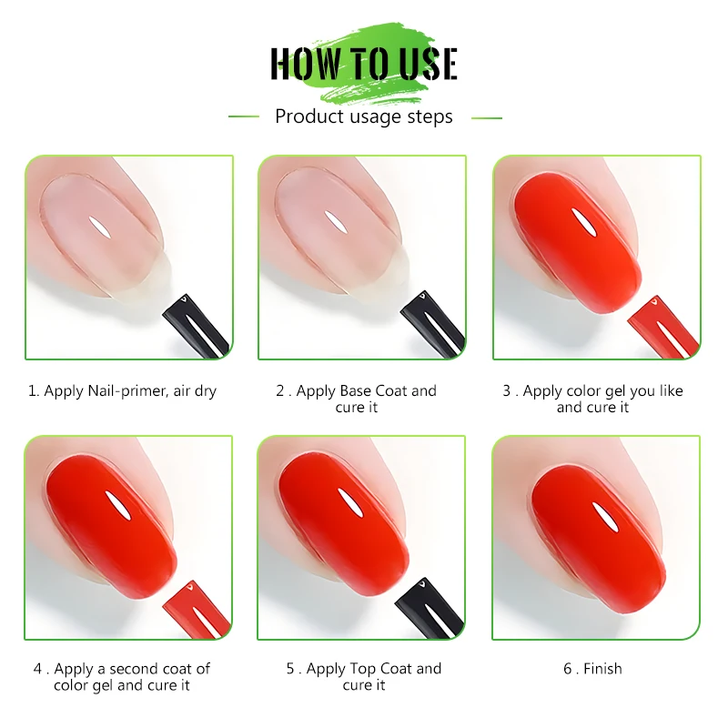 8ml Non-Lamp Primer Nail Gel Base Coat - Acid Free