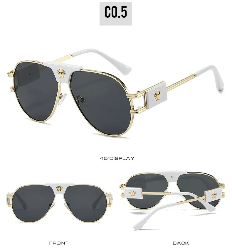 Luxury Men's Polarized Sunglasses Driving Sun Glasses For Men Women Brand Designer Male Vintage Black Pilot Sunglasses UV400 5