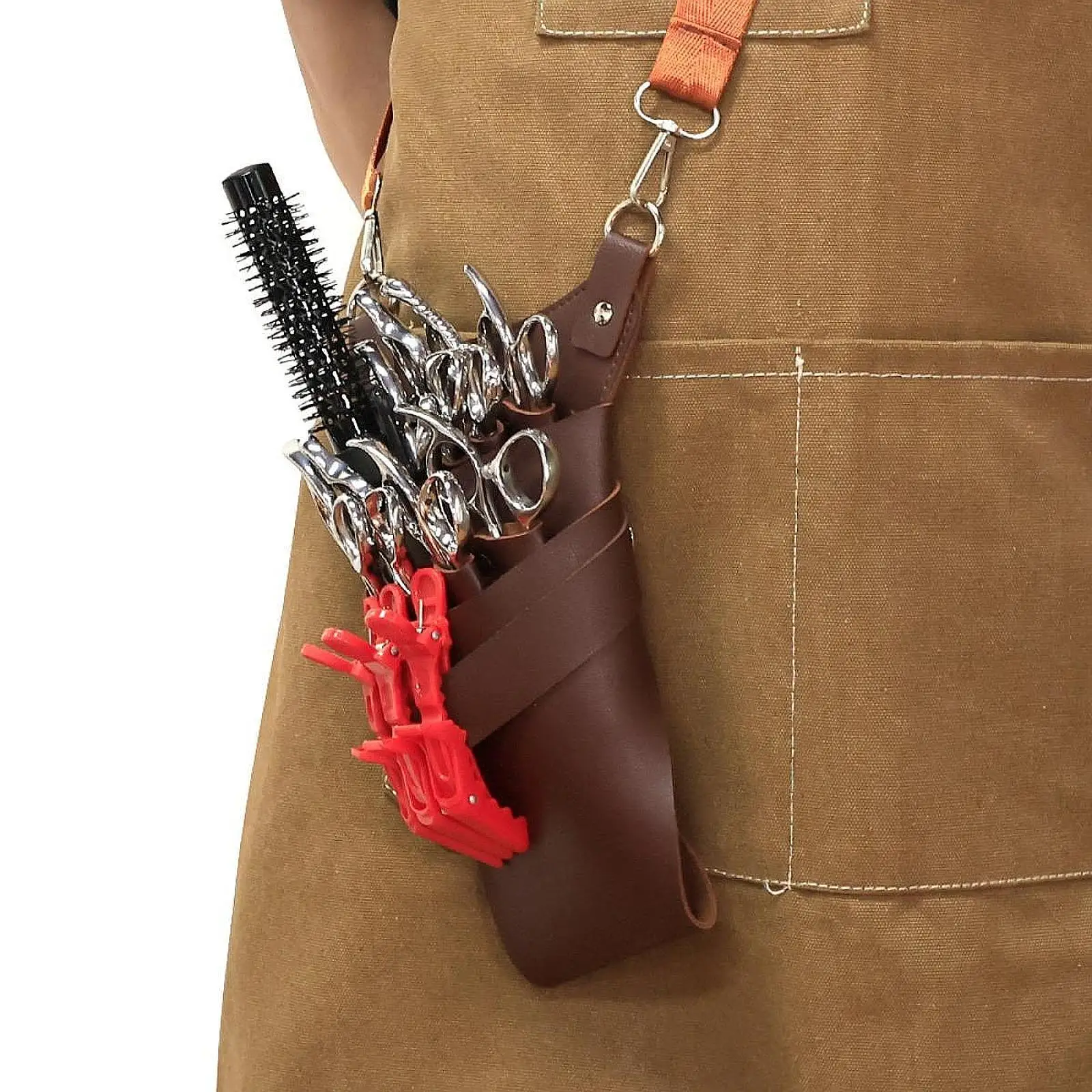 Hairstyling Scissor Pouch Hair Stylist Tools Bag for Hairdressers Men Women