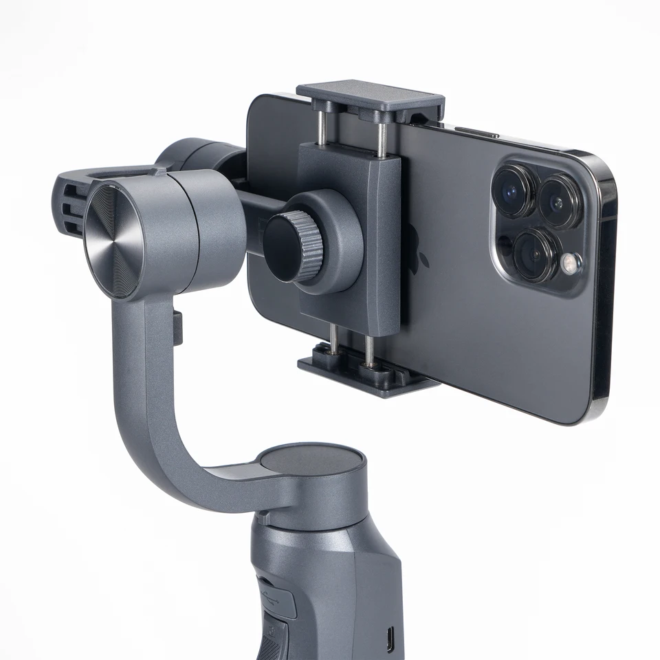 3-Achsen-Mobil-Smart-Auto-Stabilisator-Stativ mit Gesichtserkennung, wiederaufladbar, ausgestattet mit Beauty-Blitz für Smartphone-Gimbal_voghion.com
