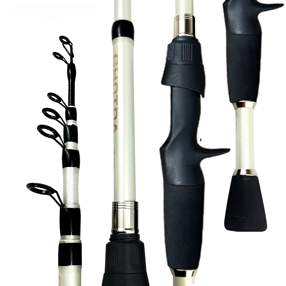 Ghotda Casting Fishing Rod Combo Telescopic Carbon Rod and