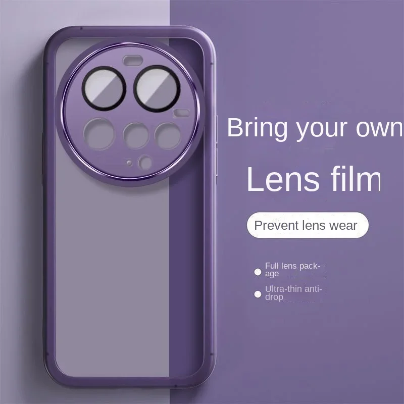 Transparent Shockproof Silicone Case with Camera Lens Film