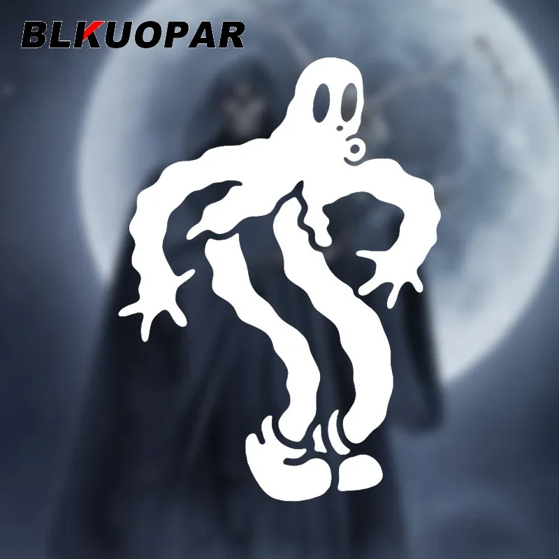 

BLKUOPAR For Ghost Amusing Car Stickers Car Door Protector Creative Decal Air Conditioner Die-cut Personality Vinyl Decoration