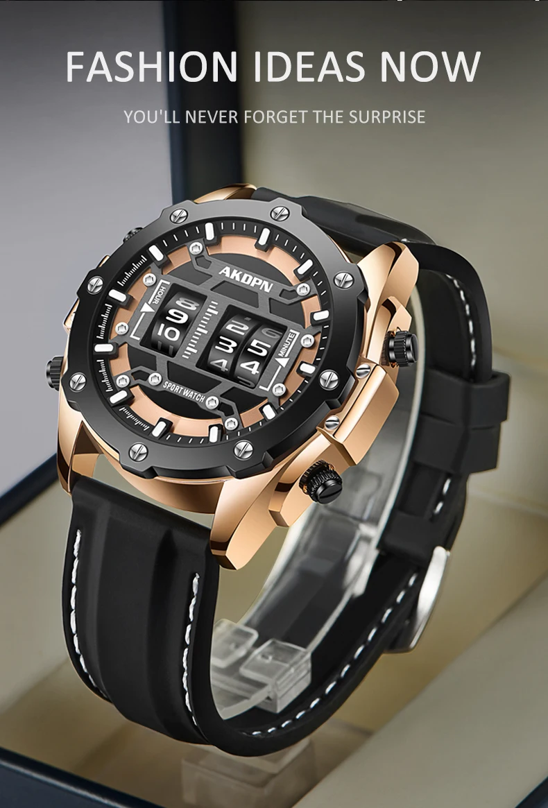 Unique Men Wrist Watches Leather Black Silver Creative Watches For Male Military Sports Clock Unique Design relogio masculino