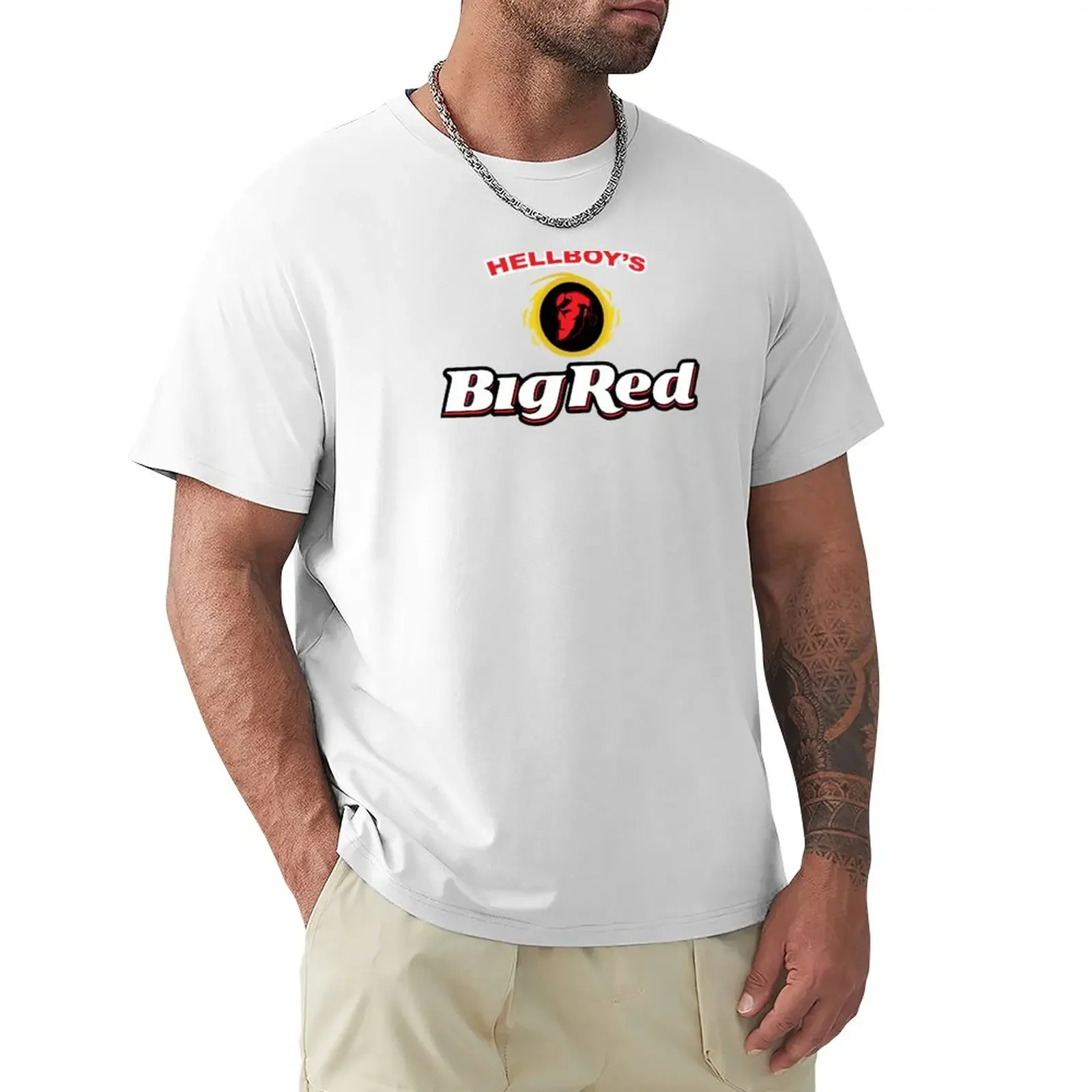

Big Red T-Shirt anime clothes vintage clothes t shirt for men