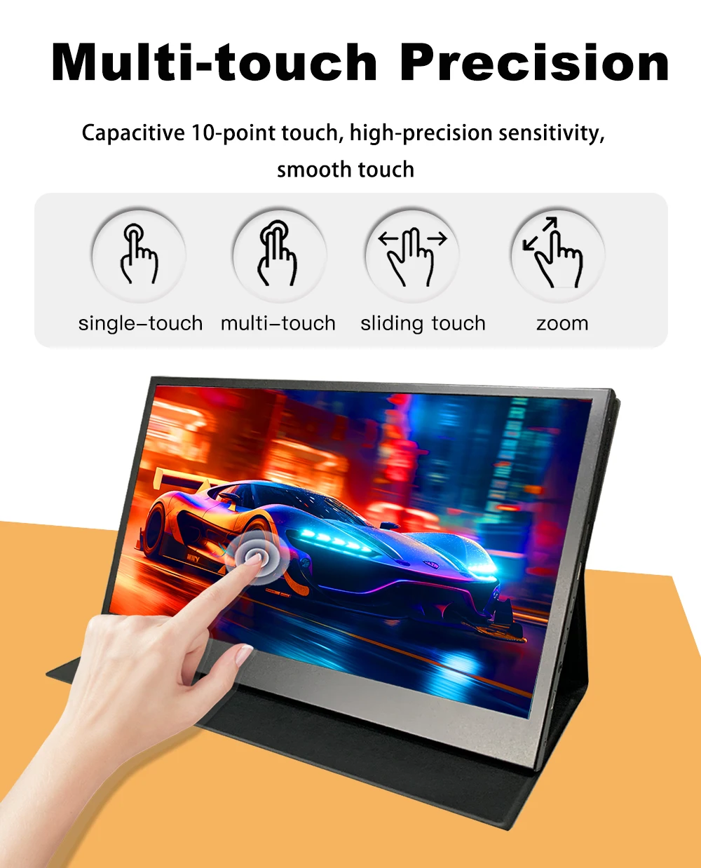 LESOWN ޴  ġ ũ , Ʈ PC HDMI ̵ ũ  , 12.5 ġ IPS 1080p