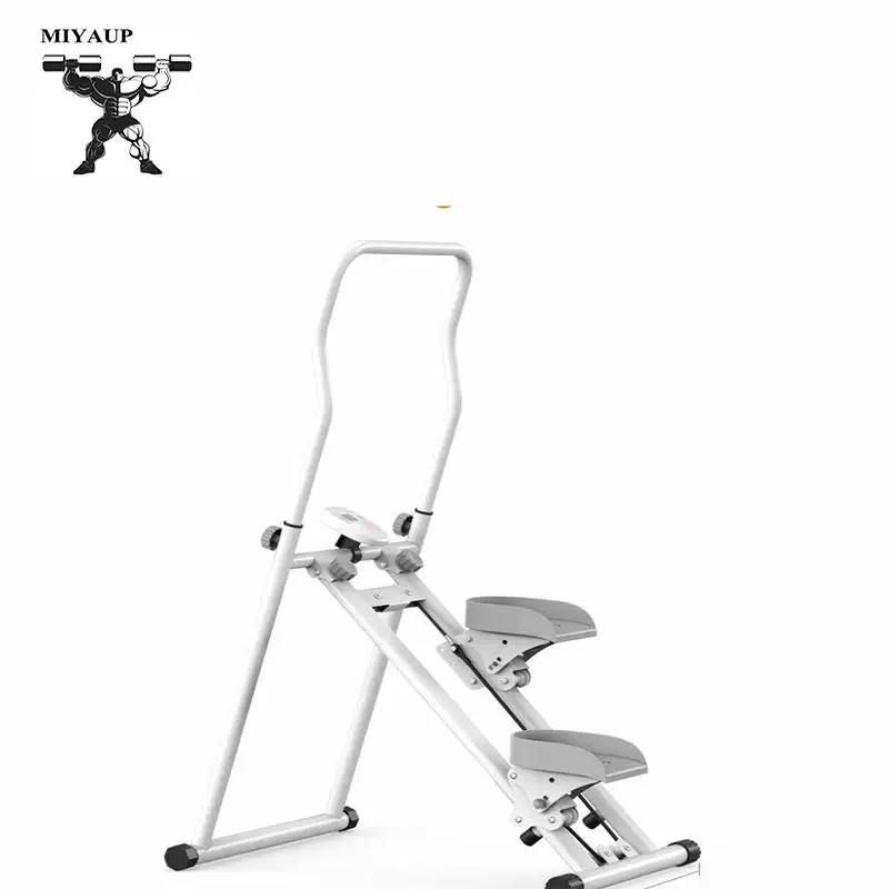 MIYAUP Woman Lose Fat White Sports Fitness Equipment Stationary Multi Functional Climbing Machine