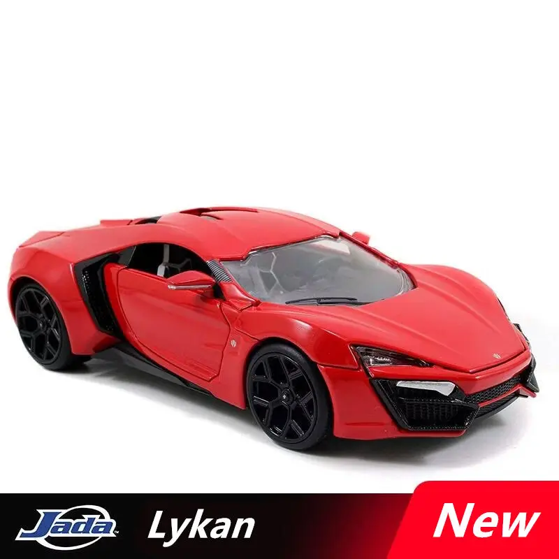 1:24 Lykan Hypersport Fenyr модель спортивного автомобиля из сплава, литой металлический суперкар, Модель гоночного автомобиля, имитация коллекции, детские игрушки, подарок