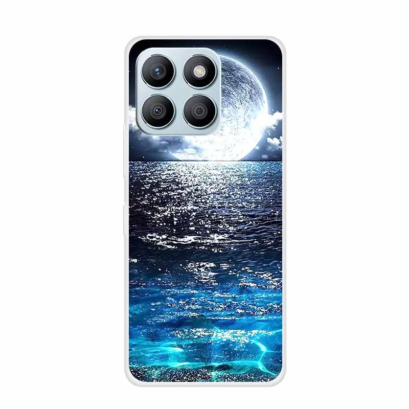 Clear Silicone Phone Case with Lovely Patterns - Transparent Protective Cover
