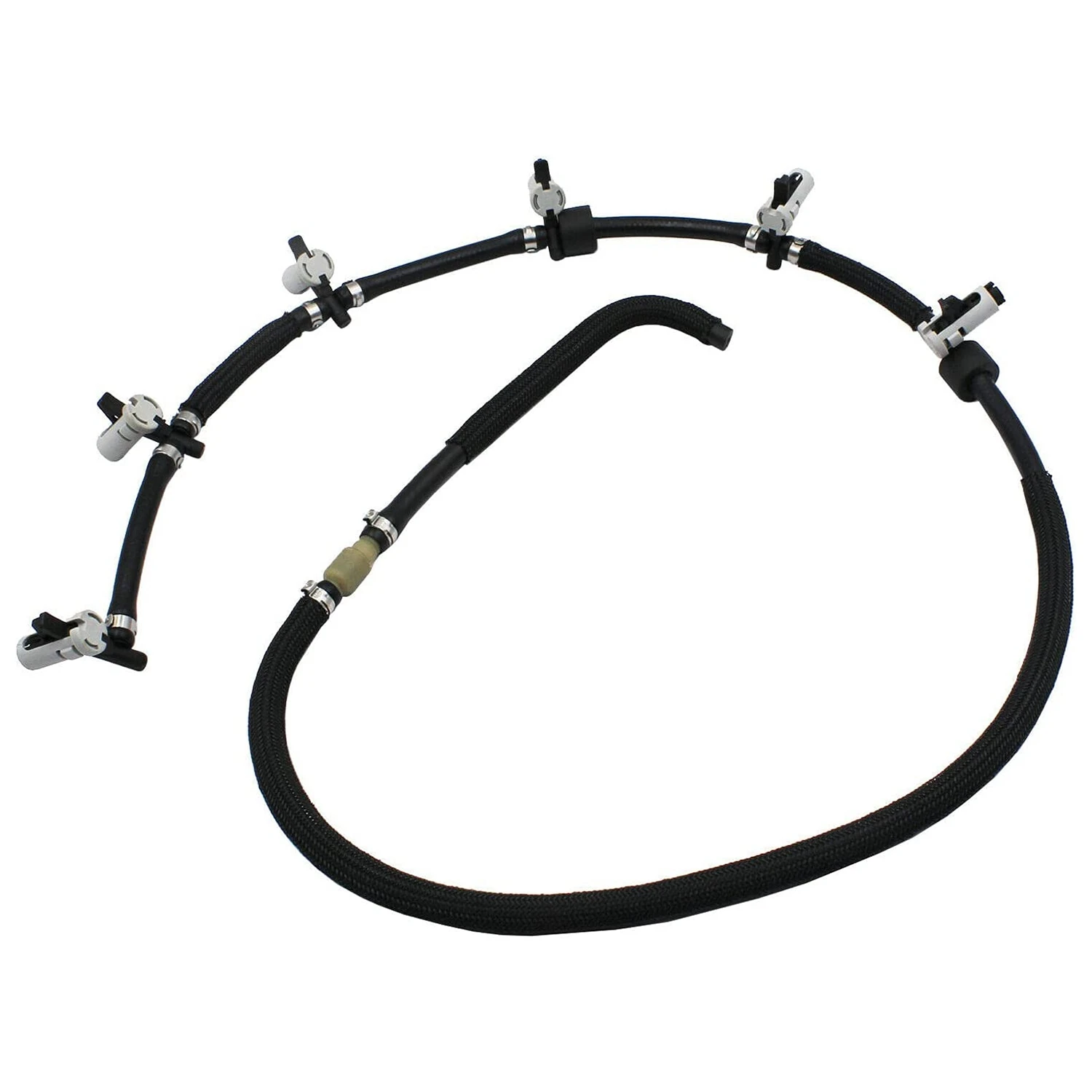 

Fuel Return Pipe Fuel Injector Leak Off Hose For-BMW 3 Series
