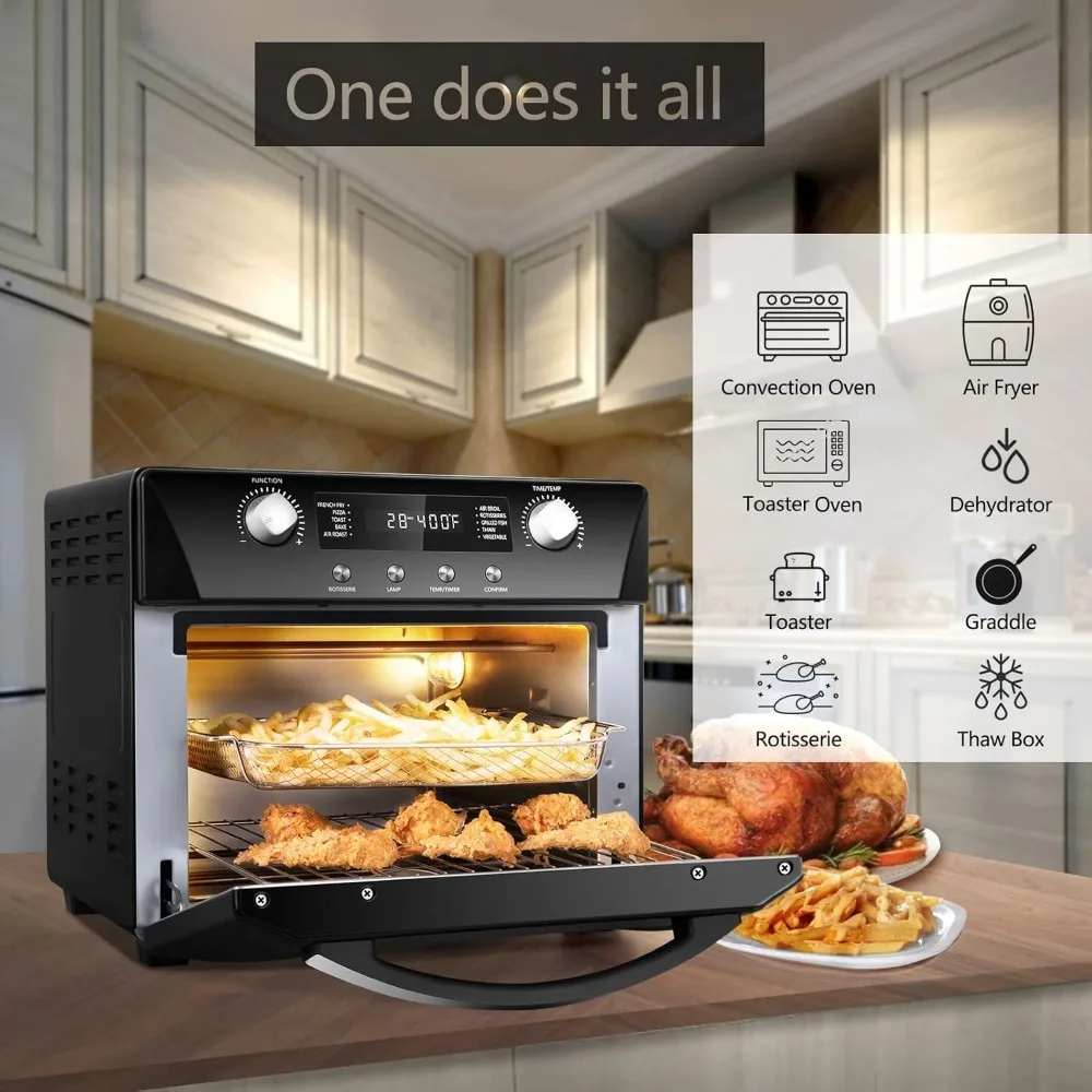 10-in-1 Air Fryer Toaster Oven 24QT