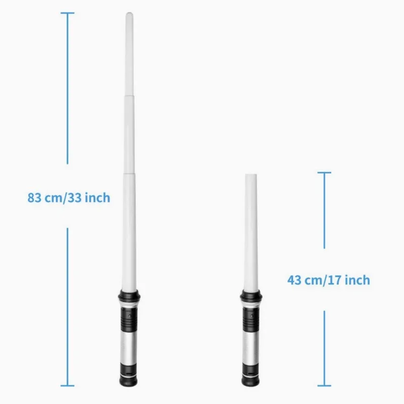 Light saber Lightsaber 2 In 1 RGB adjustable light saber toys children double switch sword toys for boys luminous gifts