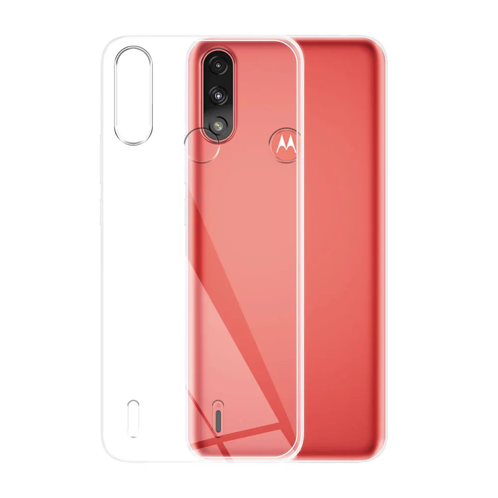 Clear Soft Silicone Phone Case for Motorola Moto E Series