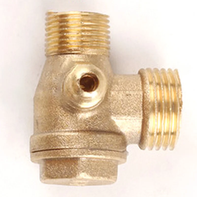 

Replacement Parts Check Valve 1pc 3 Port Brass Accessories Check Valve Cut-Off Valve Brand New And High Quality