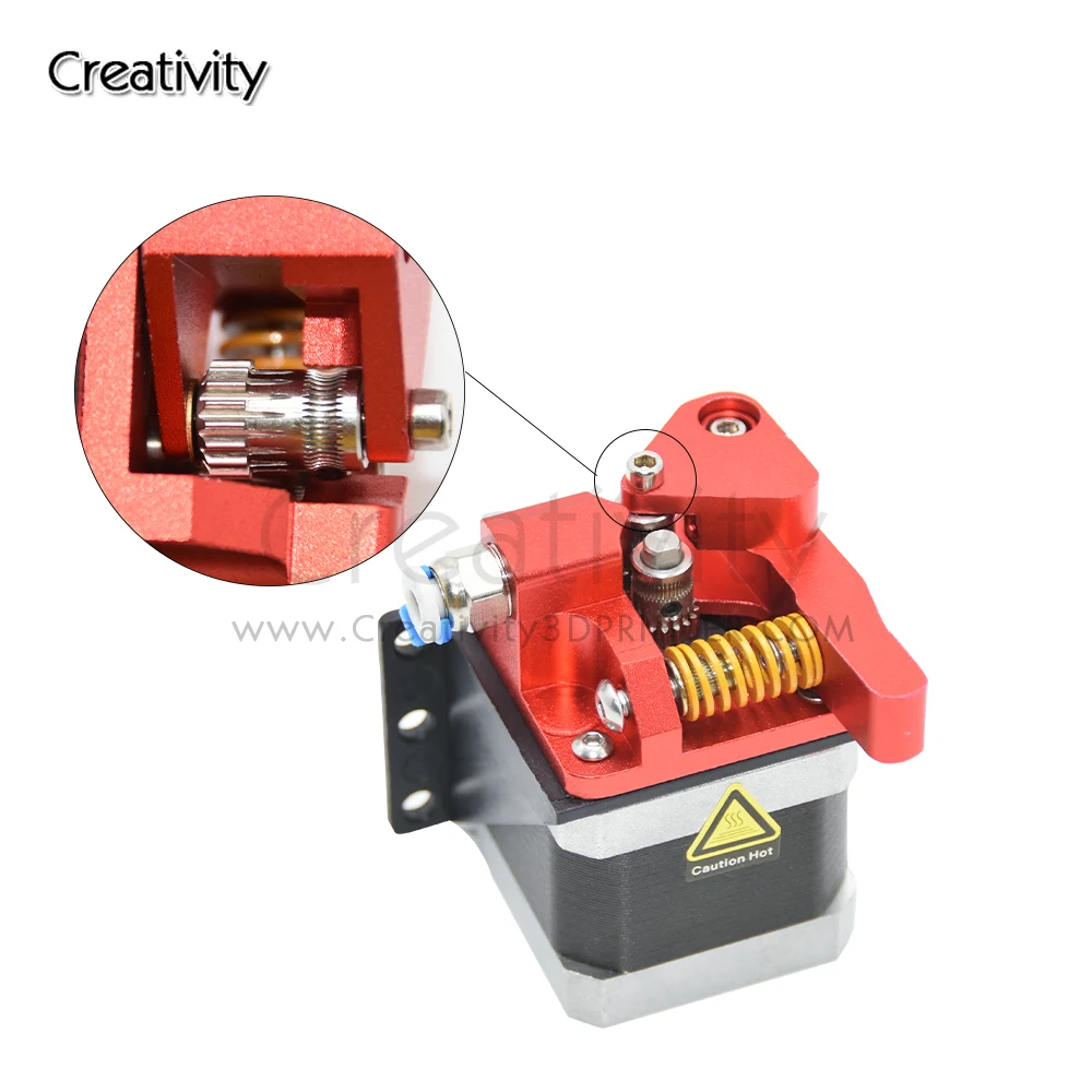 

Upgrade Dual Gear MK8 Extruder Double Pulleys Direct Aluminum Extruder For CR10S PRO CR10 Ender 3