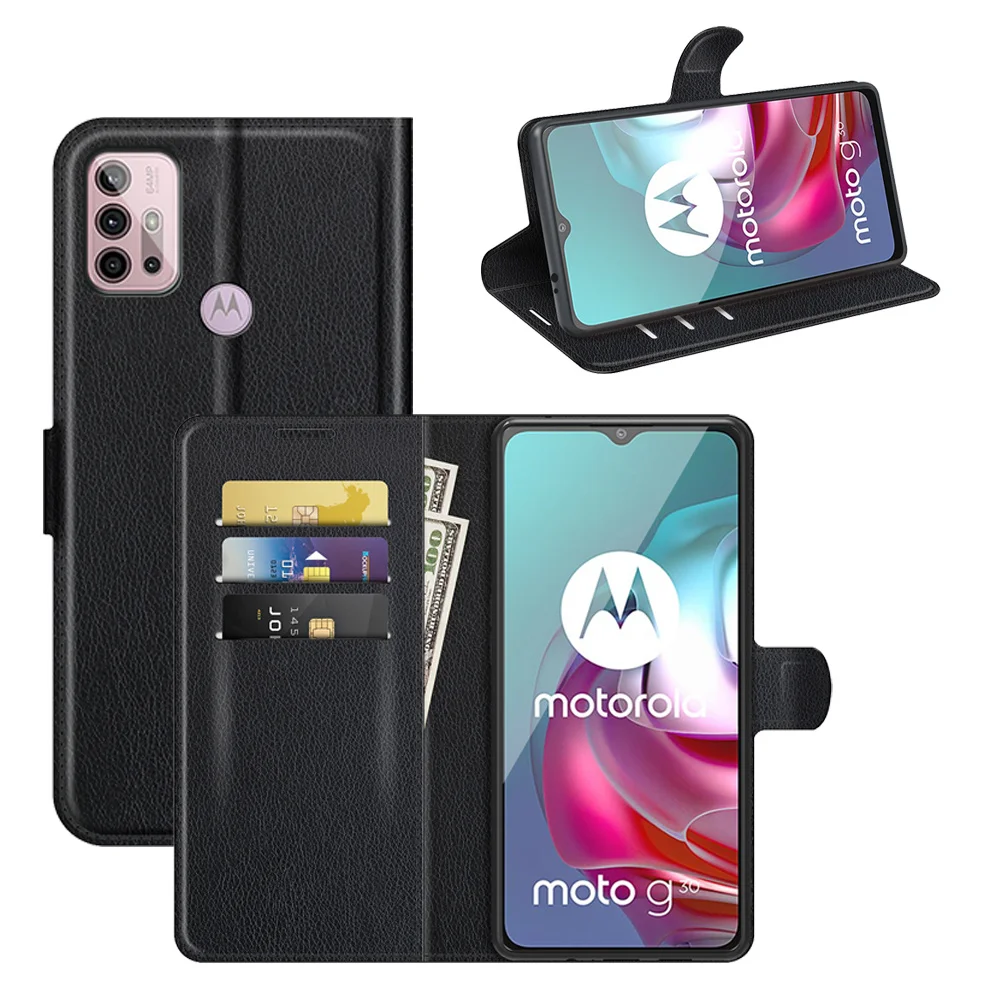 

Модный кожаный чехол-кошелек для MOTO G30 для MOTO G10 для MOTO G20 Чехол-книжка Мягкий защитный чехол для телефона с картой