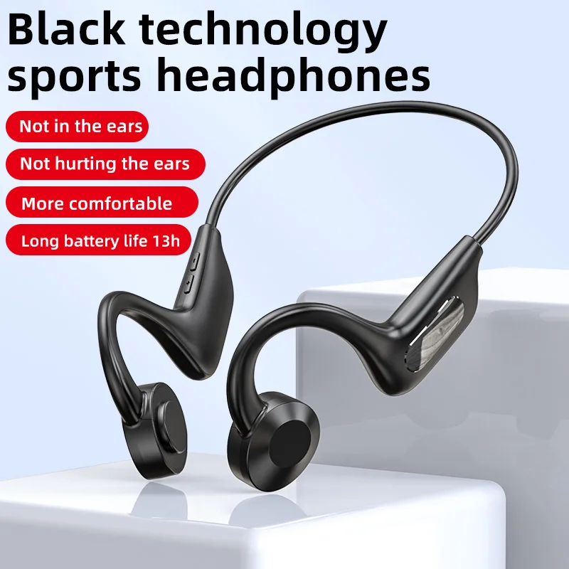 Bl13 Bone Conduction Sports Bluetooth Headphone Not In Ear Waterproof
