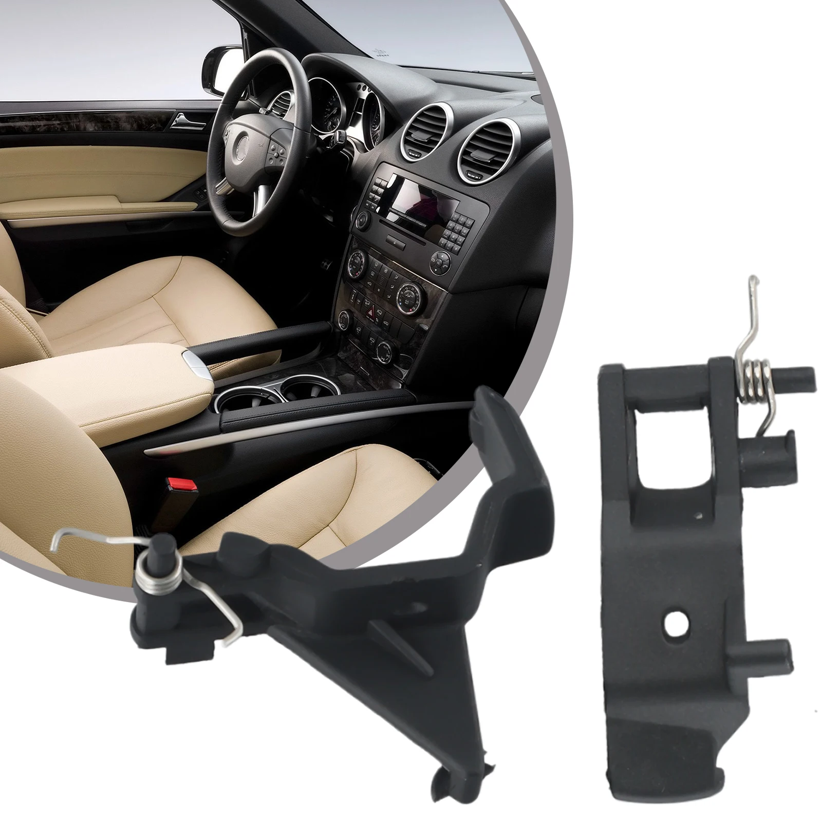 

2Pcs Center Console Armrest Latch Clip Left Right Armrest Latch Buckles For Mercedes-Benz W166 W292 X166 GL Car Accessories