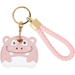 Premium Leather Keychain with Braided Rope - Protective Cover and Anti - Scratch Design (0793 - I)