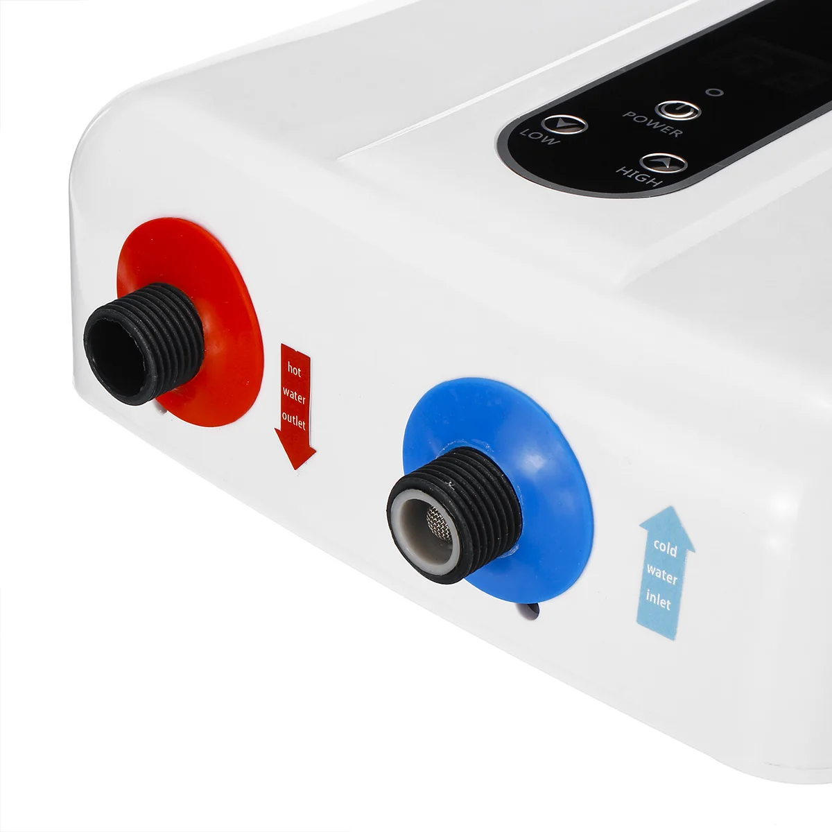 Calentadores de agua eléctricos mini de 5500 W Calentador de agua eléctrico instantáneo Calentadores de agua eléctricos inteligentes seguros para ducha de 50 Hz 220 V_voghion.com
