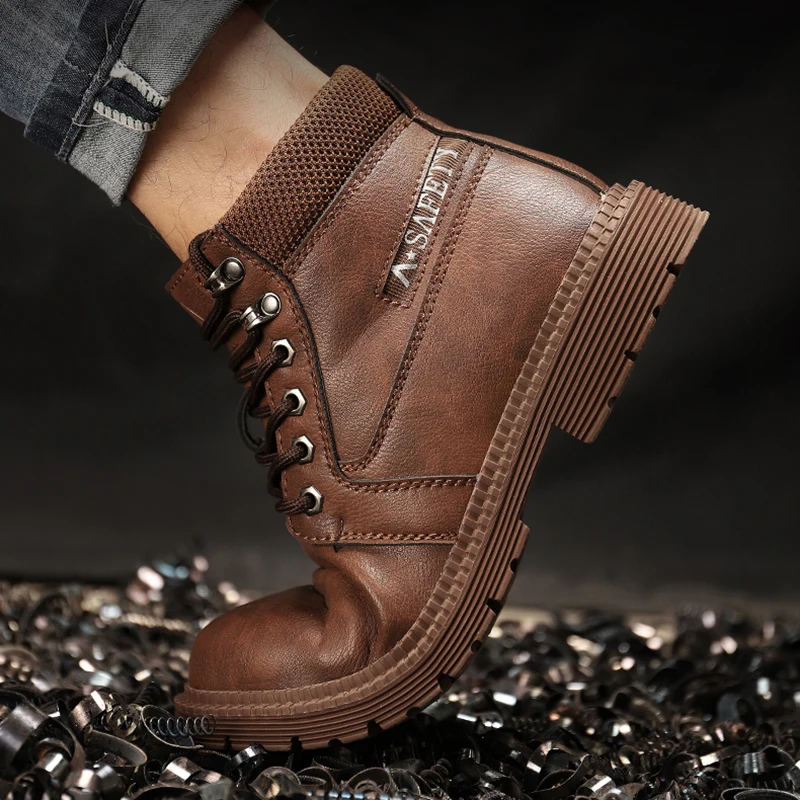 Unisex Steel Toe Indestructible Work Sneakers - Anti-Puncture, Anti-Smash, Non-Slip Safety Shoes