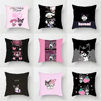 Miniso Sanrio Kuromi Hello Kitty Cinnamoroll My Melody plush pillow interior decoration ornaments sleeping pillow Seat pillow 1
