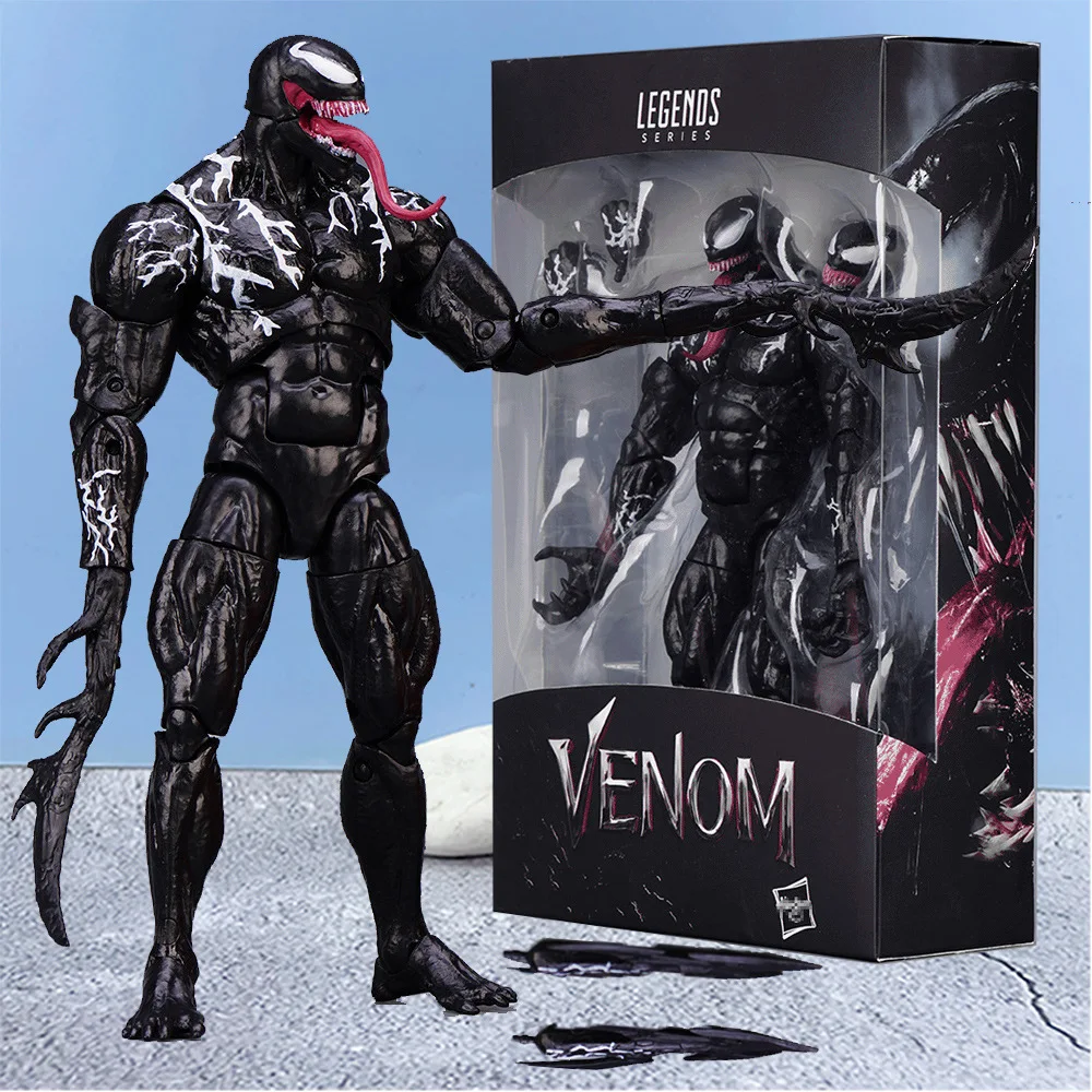 7 Pollici Marvel Straordinario Spider Man Venom 2 Movie 6 Knife Pack Vampire Wen Super Mobile Hand Model Ornament Toys Gift