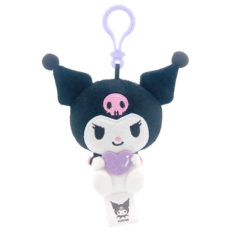 Key Chain Sanrio Hello Kitty Kuromi Melody Pachacoo Cinnamoroll Stuffed Toys Pendant Cute Plush Toys Keyring Anime Keychain Birthday Gift