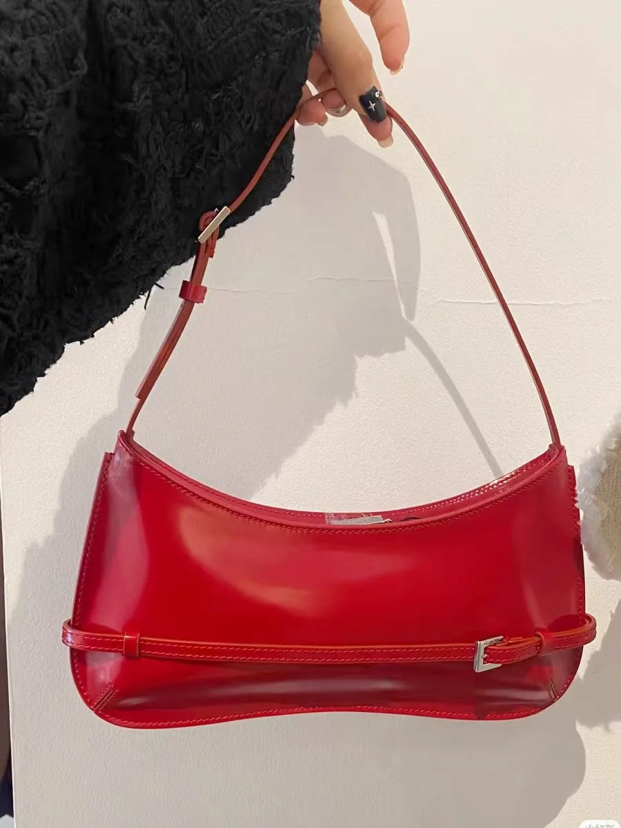 

Classic Underarm Bag Ladies 2024 New Luxury Brand Designer Leisure Fashion Shoulder Bag Elegant Handbag Luxury Cowhide Bag