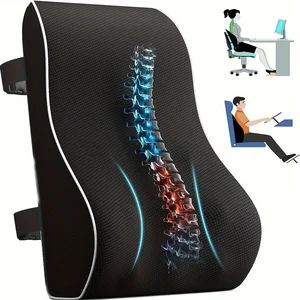 Memory Foam Cushion Ergonomic Memory Foam Lumbar Support Back Cushion