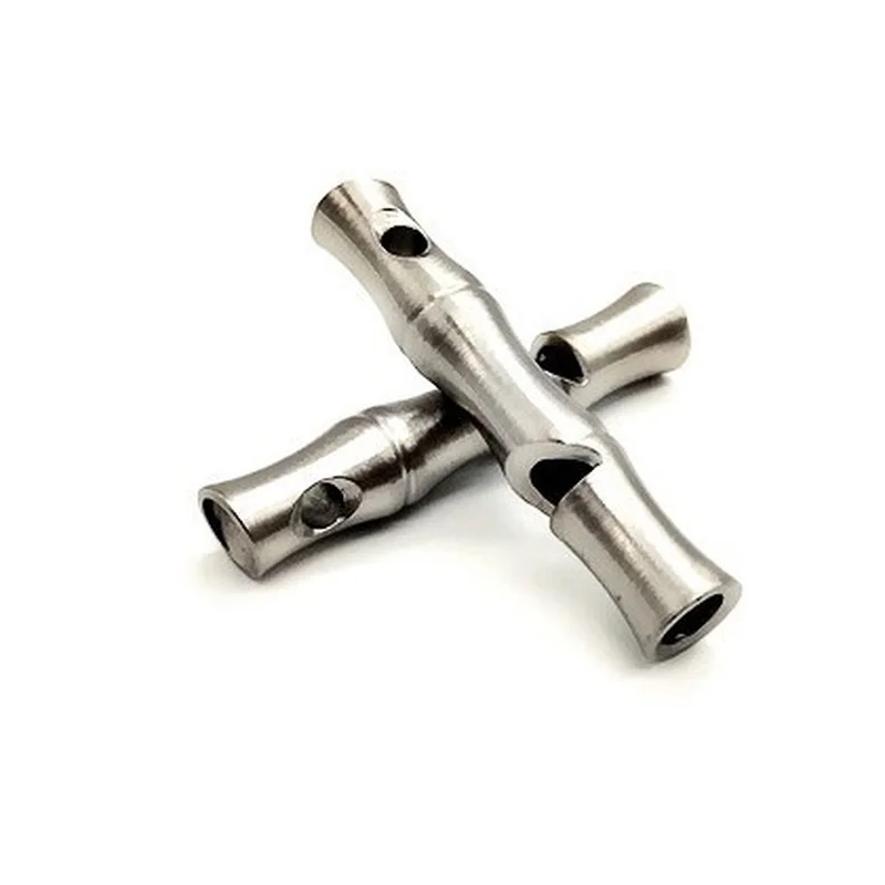 

Outdoor Camping Ultra Lightweight High Decible Stainless Steel Whistle with Chain Survival Emergency Cheerleading Whistle