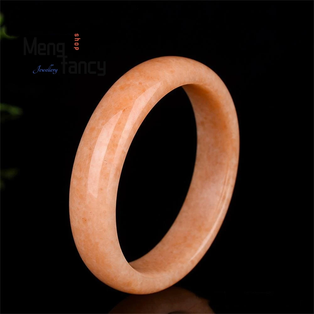 

Natural Evening Red Rice Topaz Bangle Simple Personalized Exquisite Fashion Elegant Jewelry Best Selling Handicraft Holiday Gift