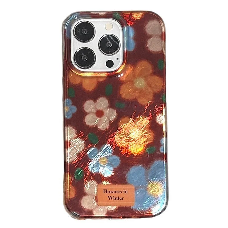Vintage Floral Whirlpool Phone Case in Retro Style