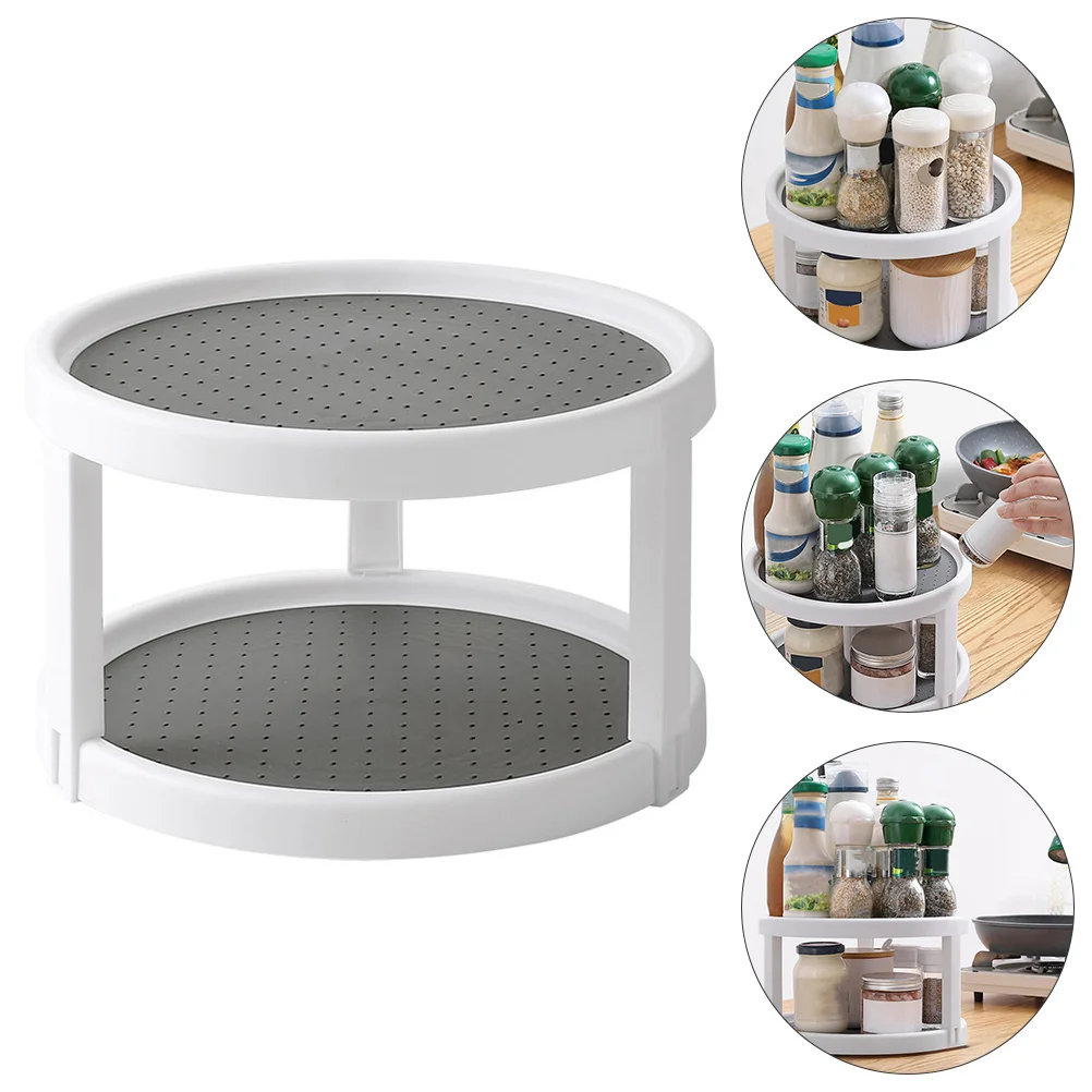 

Kitchen Spice Storage Organizer for Cabinet Double Shelf Spices Pantry Organization and Storage
