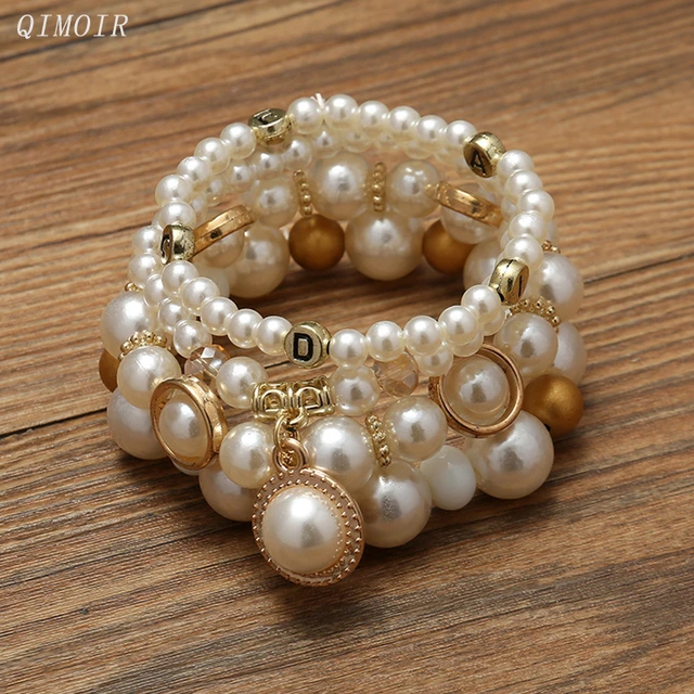 Pearl Bracelet Set | Urban Outfitters Mexico - Clothing, Music, Home &  Accessories