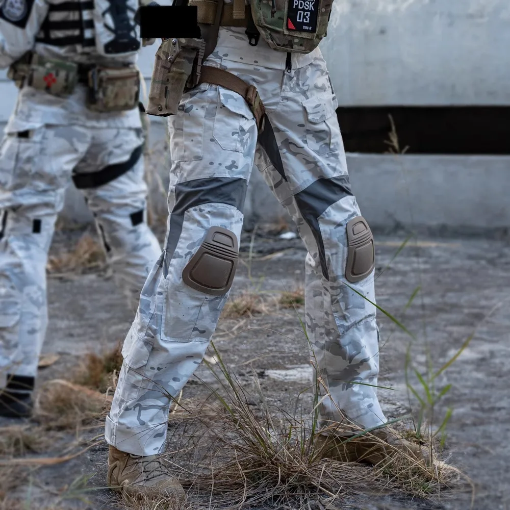 TRN MCAP Tactical Pants G3 Multi-Function Snow Camouflage