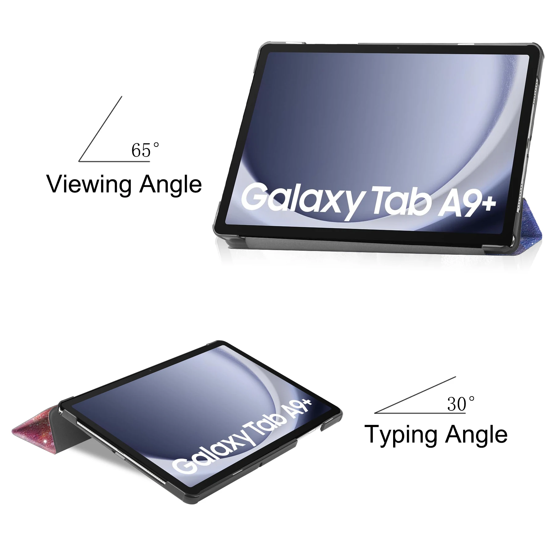 Smart Tablet Stand Capa Capa para Samsung Galaxy Tab a9 8.7 2023 Sm-x110 X115 X117 a9 Plus 11 Sm-x210 X216b X218u 2023 - Imagem 6