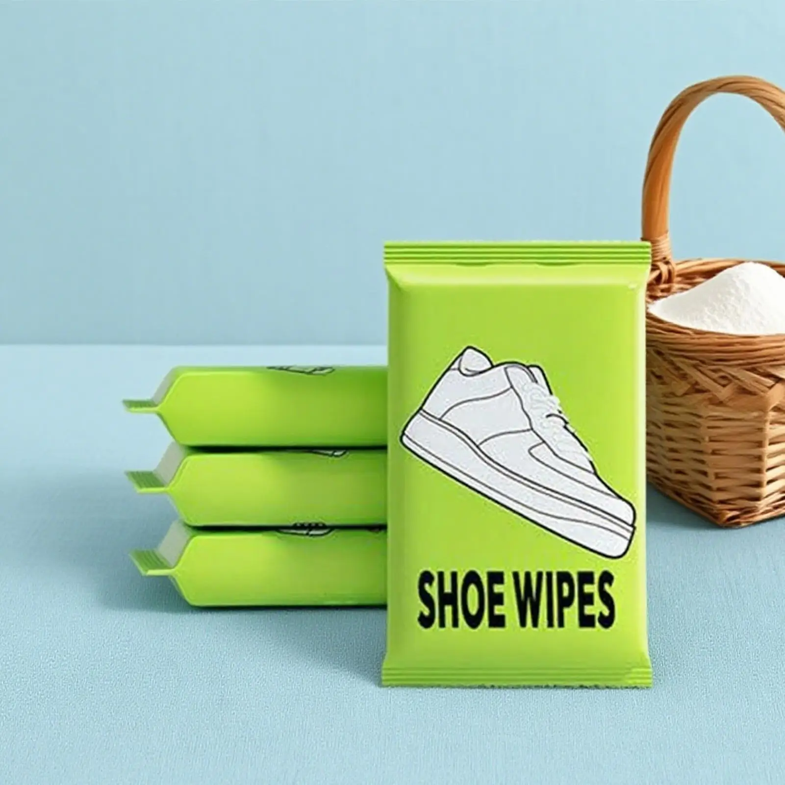 3 Bag Shoes quick-Clean Wipes Portable White Shoes Cleaning Care Wipes Sneakers Cleaning Quick Wet Wipe