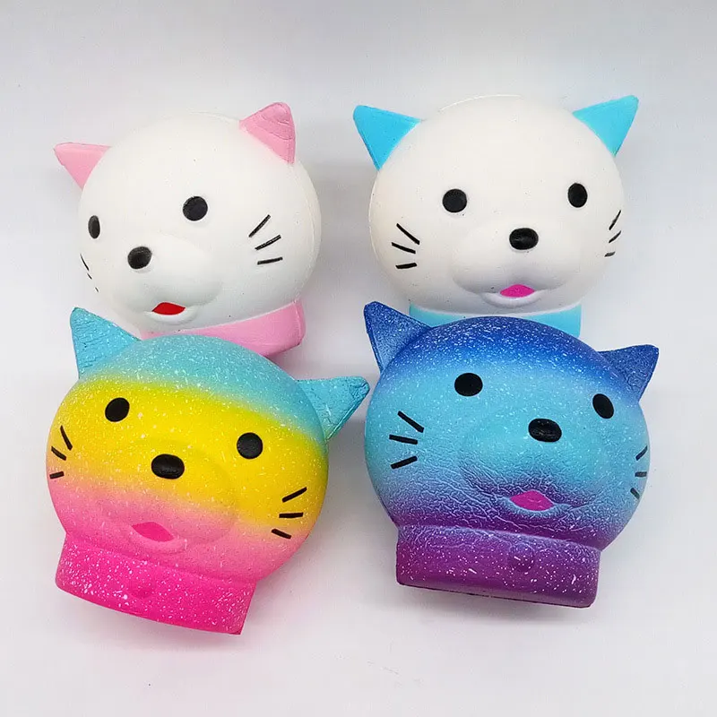 Pb игривая сумка мультфильм Ccute Kawaii сжимаемые игрушки сжимаемые медленно восстанавливающие форму сжатие звездное небо кот творческие рождественские подарки ZG128