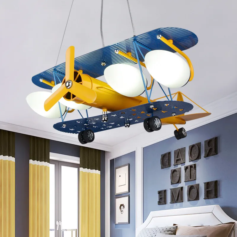 

Airplane Hanging Lamp For Ceiling Nursery Light Fixtures Childrens Bedroom Led Light Lamp Kids Baby Boy Girls Room Lighting