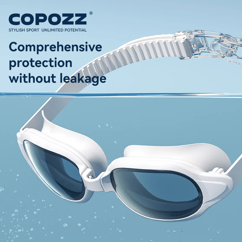 COPOZZ 35100 Myopia Swimming Goggles Male Female Adult Swim Goggle CoNANO Imported Anti Fog Pool Swimming Glasses Eyewear -1.5 to -7