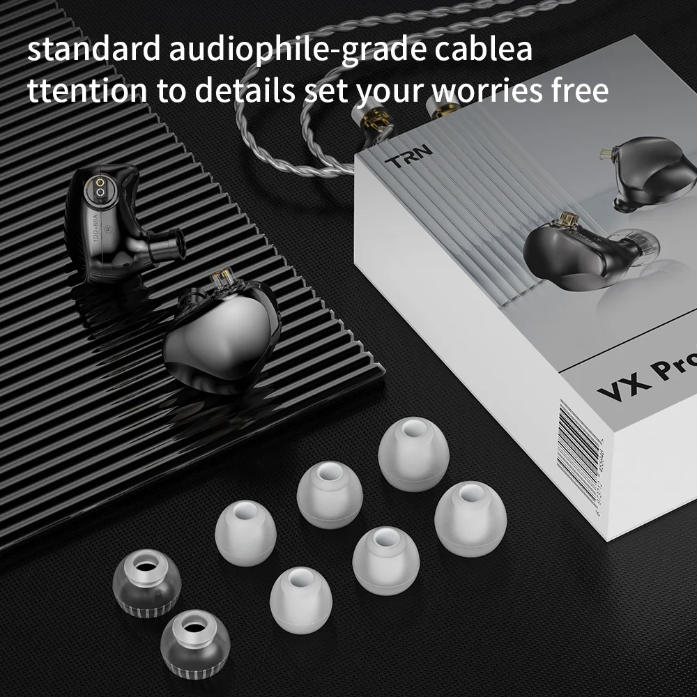 Фото Новые гибридные наушники-вкладыши VX Pro + 8BA + 1DD, IEM Hi-Fi мониторы, наушники для бега, гарнитура №3
