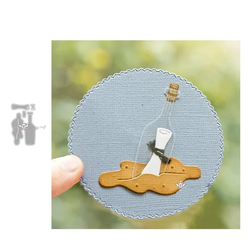 Mmao Crafts Metall-Stahlschneideformen, neue Schablone für Umschläge, Treibflaschen, für DIY-Scrapbooking, Papier-/Fotokarten, Prägeformen
