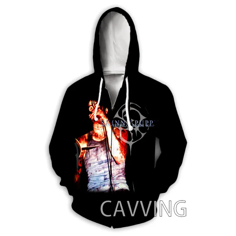 

New Fashion 3D Print Skinny Puppy Zipper Hoodies Zip Up Hooded Sweatshirts Harajuku Hoodie Hip Hop Sweatshirts Z02