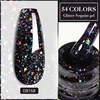 6Pcs Gray Gel Nail Polish Set Moonlight Colors Gel Semi Permanent Varnish Soak Off UV Gel Nail Art Manicure Base Top Coat Kit 6