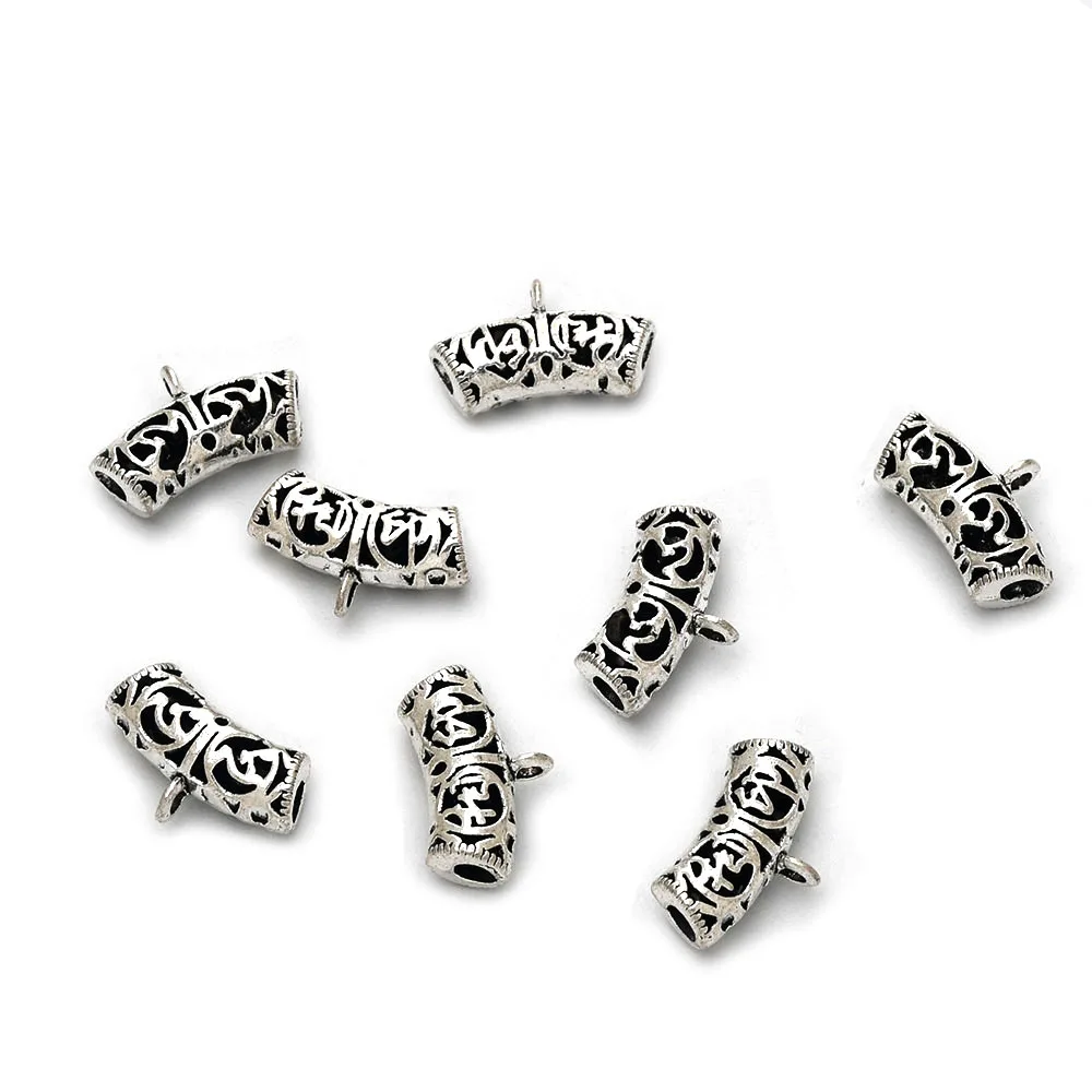 20PCS ASSORTED MIXED ALLOY GOLD BAIL TUBE SPACER BEADS CHARMS JEWELRY FINDINGS 