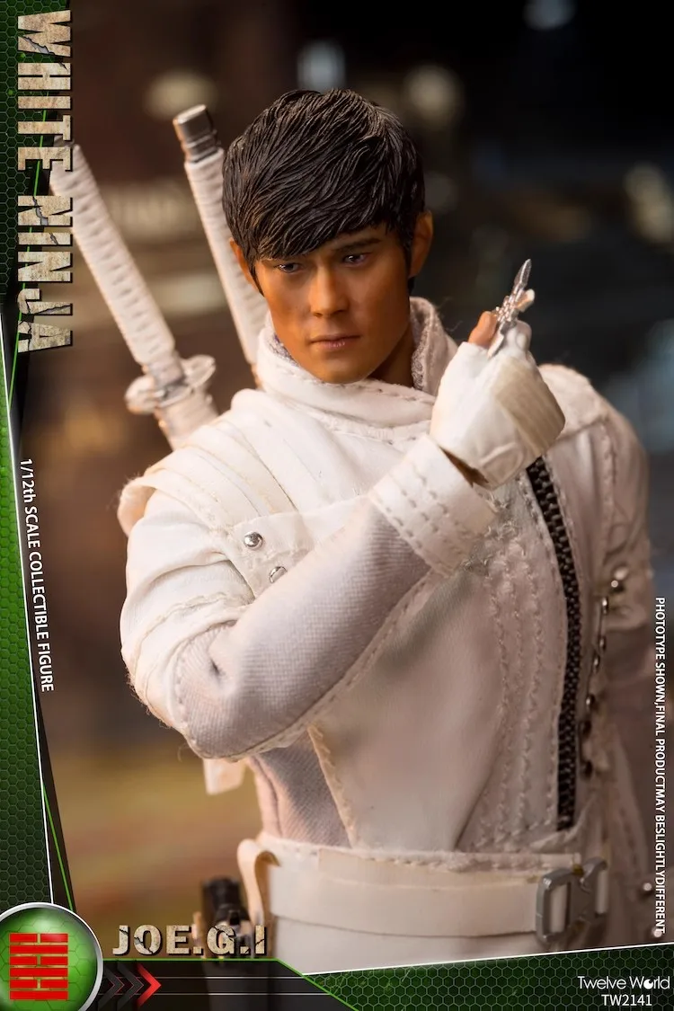 TWTOYS TW2141 1/12 Soldier White Ninja Full Set 6